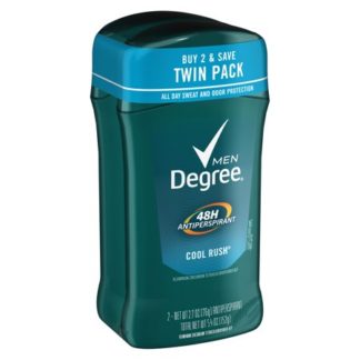 Degree Men Original Protection Antiperspirant Deodorant Cool Rush, 2 Pack