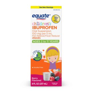 Equate Children's Ibuprofen, (Berry or Bubblegum)